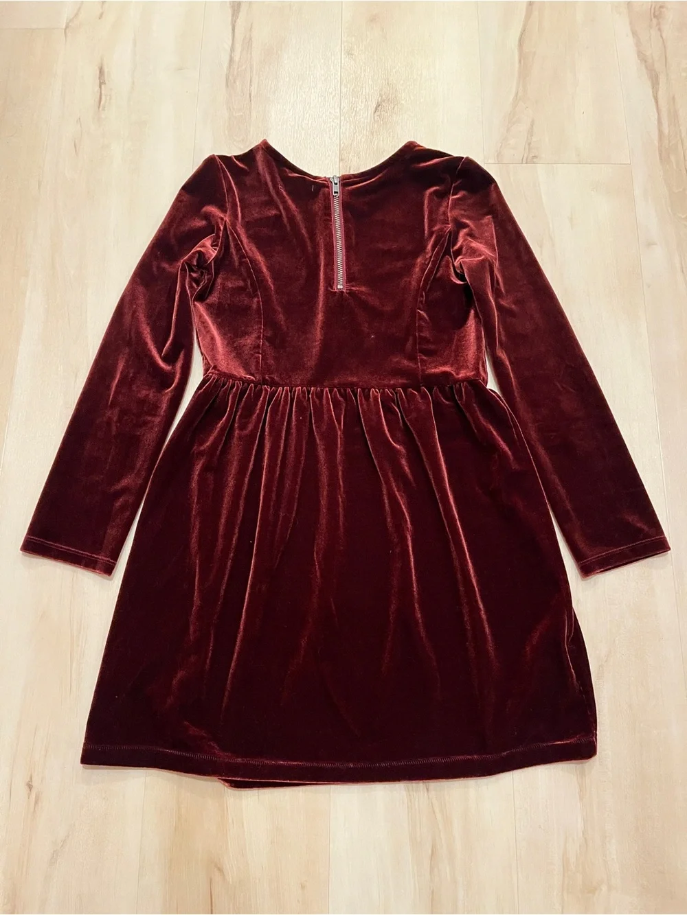GapKids L(10) Velvet Fit & Flare Holiday Dress